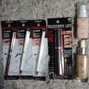 L'Oreal - Create your own BUNDLE 1 MASCARA 3 Eyeliners & your choice foundation